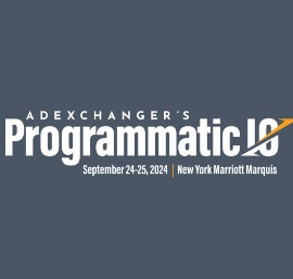 Adster @ Programmatic IO Sept 24-25 New York USA